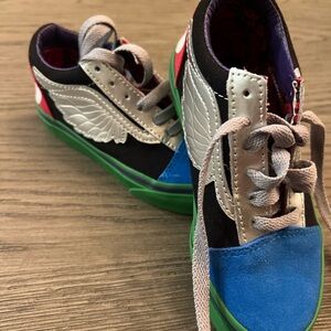 Kids Vans-NEW: Captain America Sneakers Design